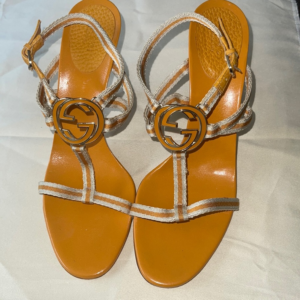 Gucci PHOQUEE IMPRIME GESSO Sandals